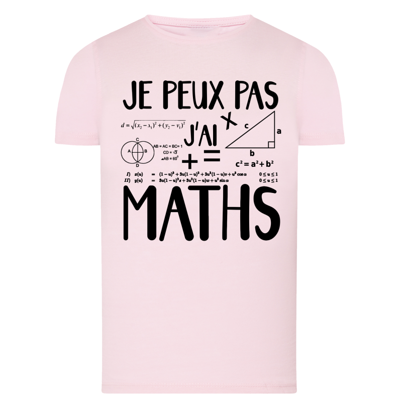 Je peux pas j'ai Maths