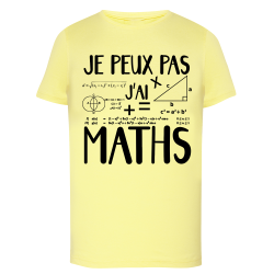 Je peux pas j'ai Maths