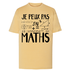 Je peux pas j'ai Maths
