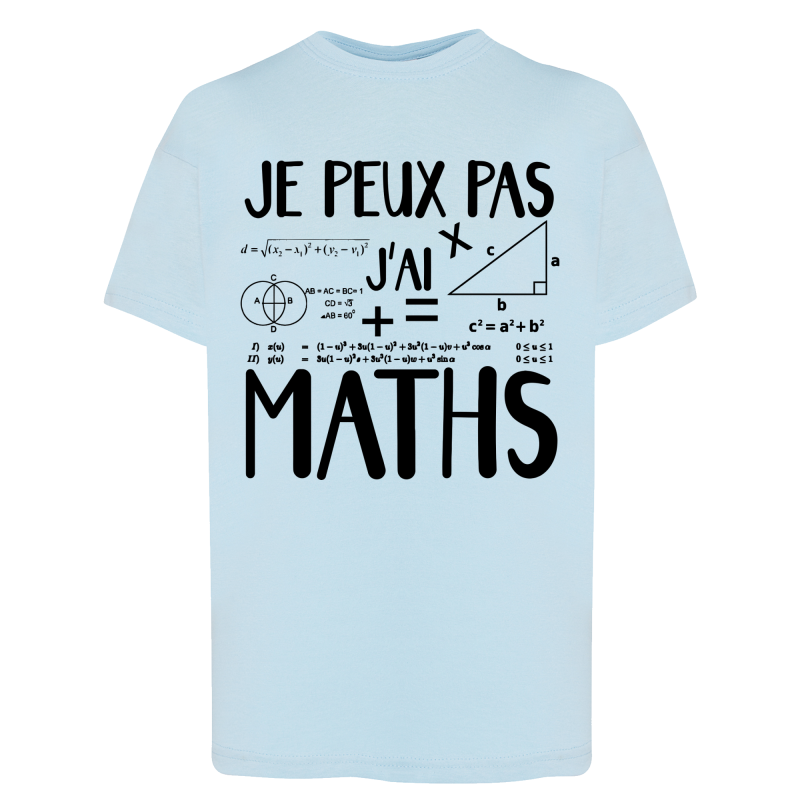 Je peux pas j'ai Maths
