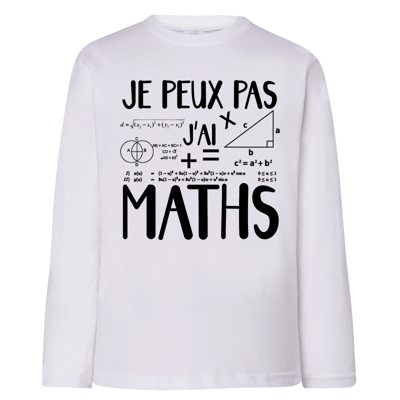 Je peux pas j'ai Maths