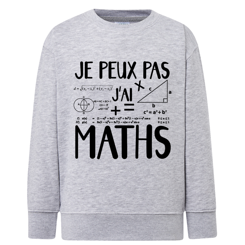 Je peux pas j'ai Maths