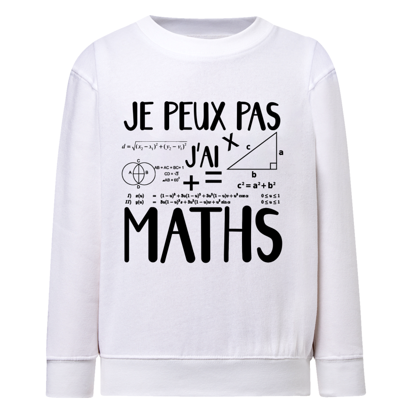 Je peux pas j'ai Maths