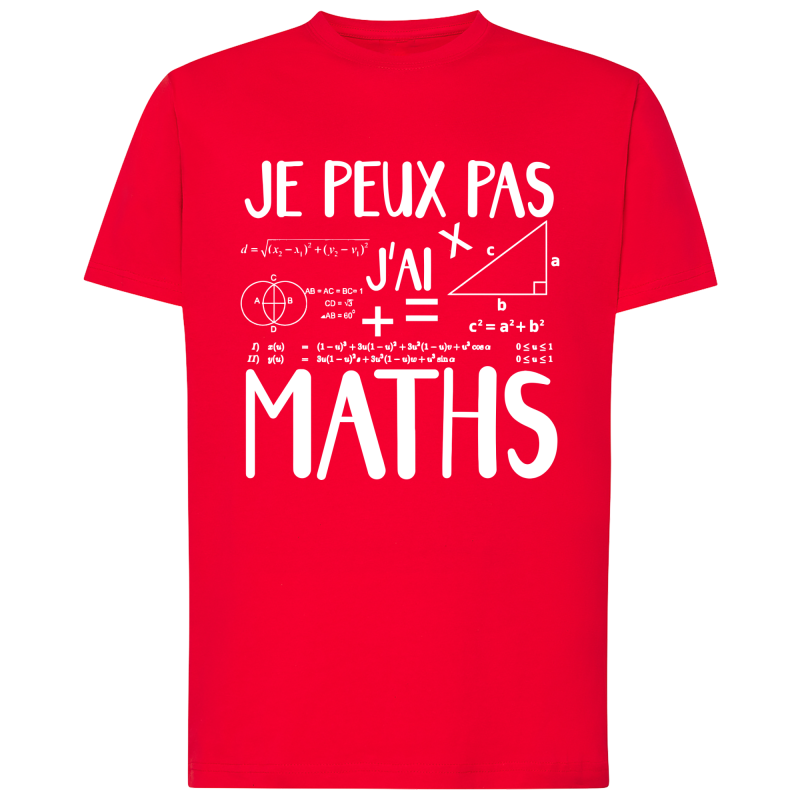Je peux pas j'ai Maths