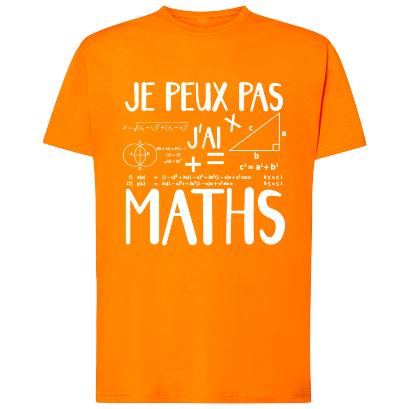 Je peux pas j'ai Maths