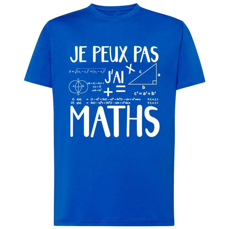 Je peux pas j'ai Maths