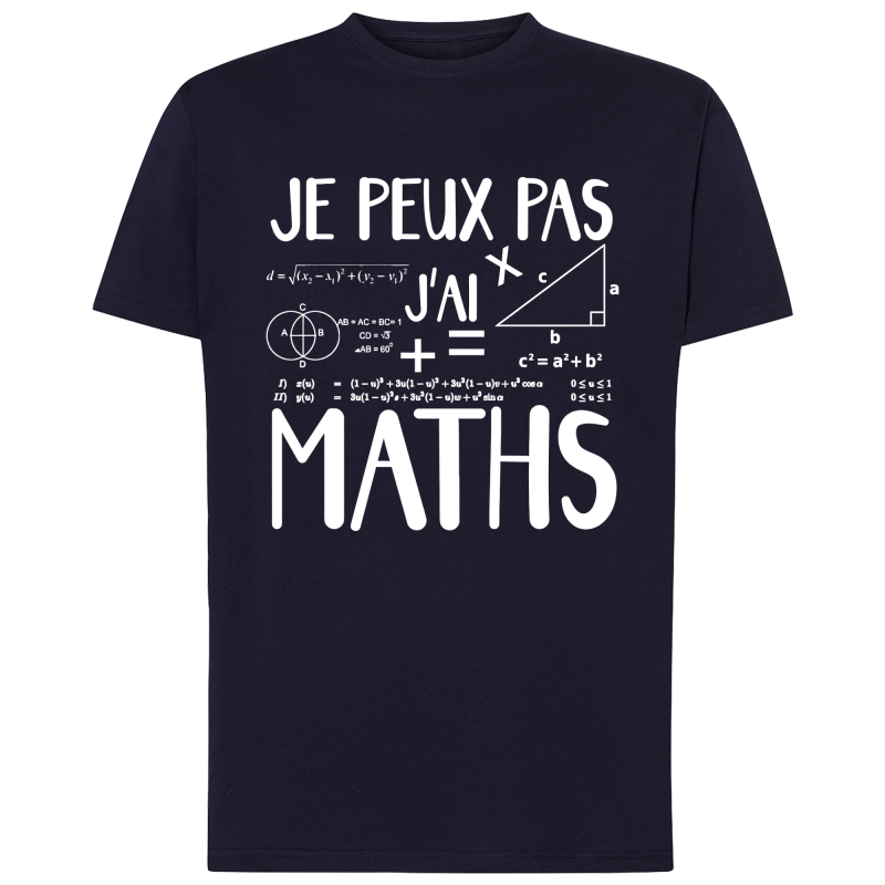 Je peux pas j'ai Maths