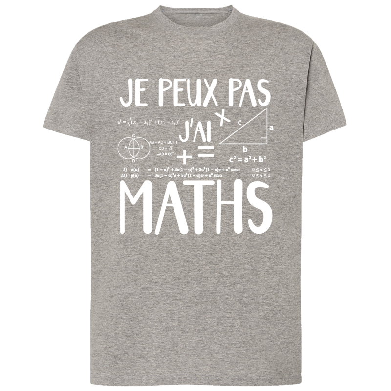 Je peux pas j'ai Maths