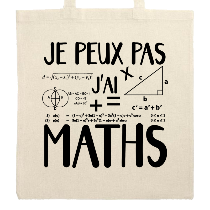 Je peux pas j'ai Maths