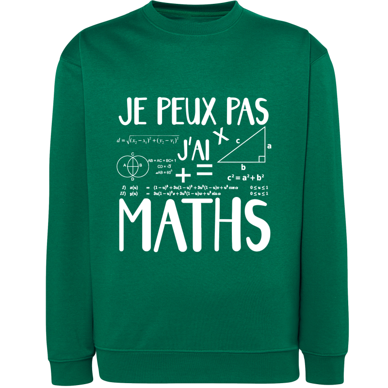 Je peux pas j'ai Maths