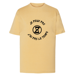 Je peux pas j'ai pas le temps