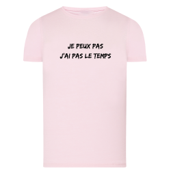 Je peux pas j'ai pas le temps