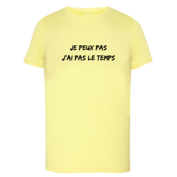 Je peux pas j'ai pas le temps