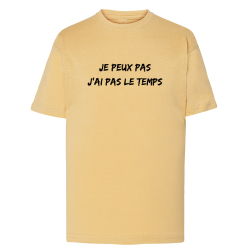 Je peux pas j'ai pas le temps