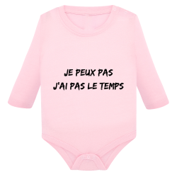 Je peux pas j'ai pas le temps