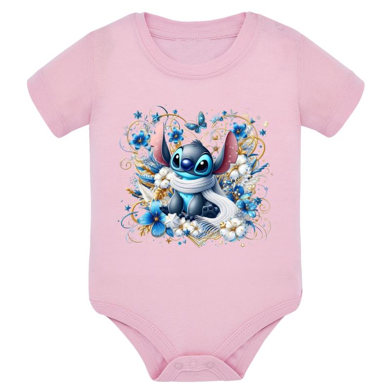 Stitch Écharpe Fleurs