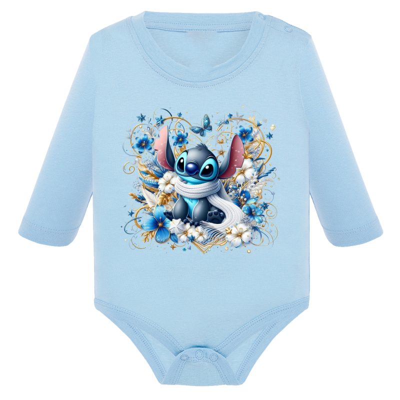 Stitch Écharpe Fleurs