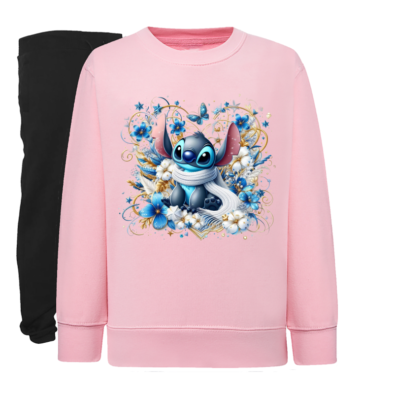 Stitch Écharpe Fleurs