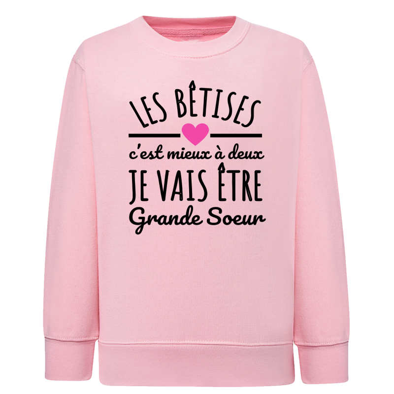 Bétises mieux à deux - Je vais être grande soeur