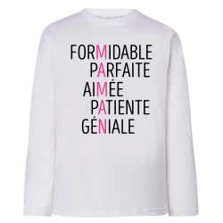 Formidable Parfaite Aimée Patiente Génial - Maman