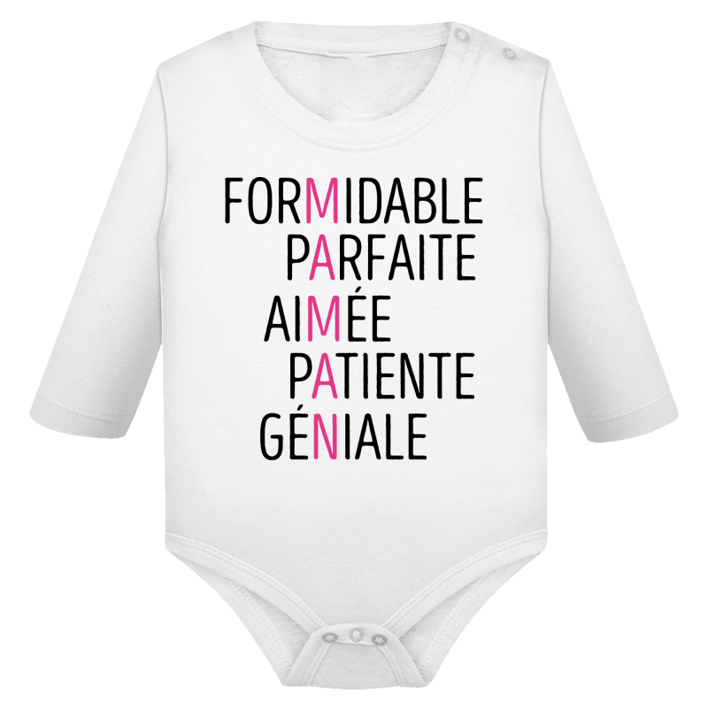 Formidable Parfaite Aimée Patiente Génial - Maman