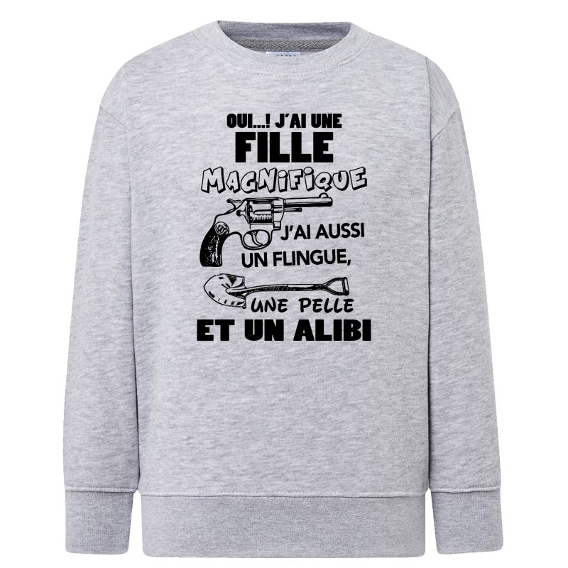 Oui j'ai une fille magnifique et un alibi