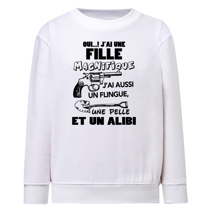 Oui j'ai une fille magnifique et un alibi