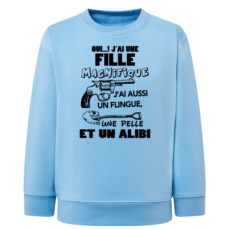 Oui j'ai une fille magnifique et un alibi