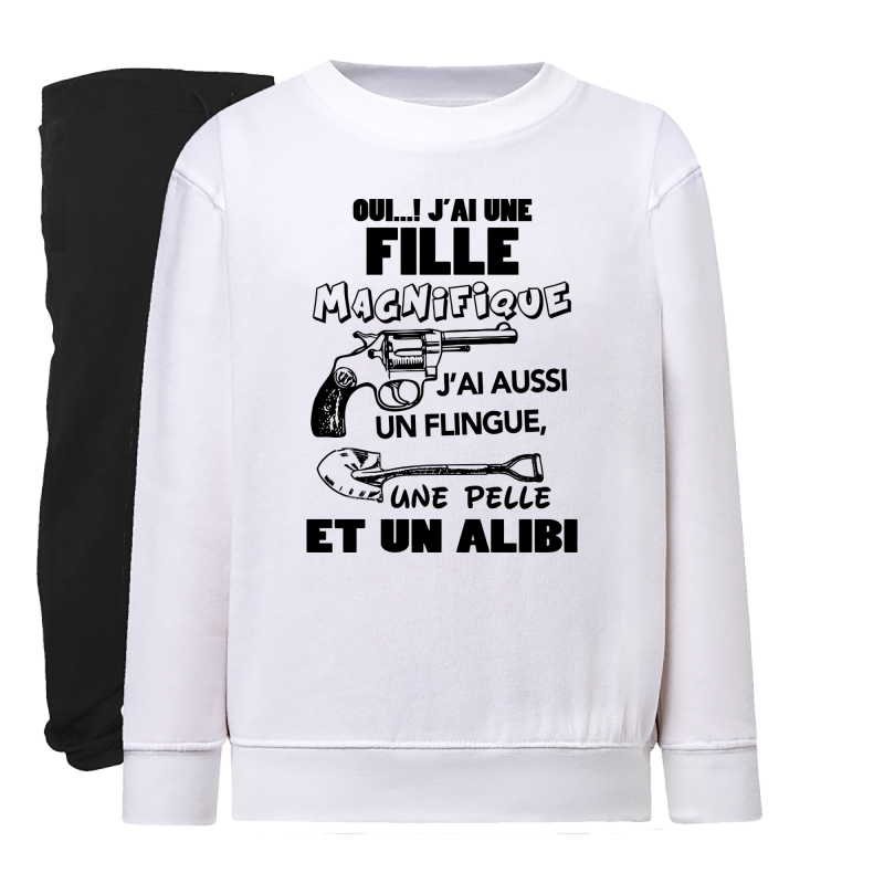 Oui j'ai une fille magnifique et un alibi