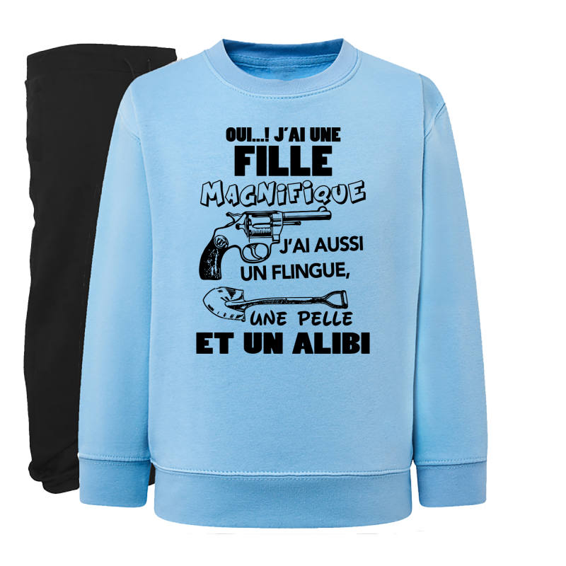 Oui j'ai une fille magnifique et un alibi