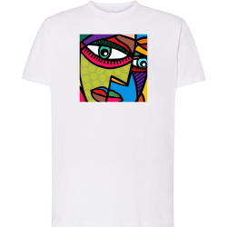 Tableau Art Abstrait Visage