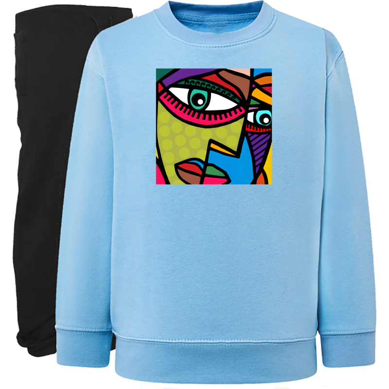 Tableau Art Abstrait Visage