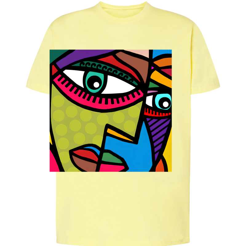 Tableau Art Abstrait Visage