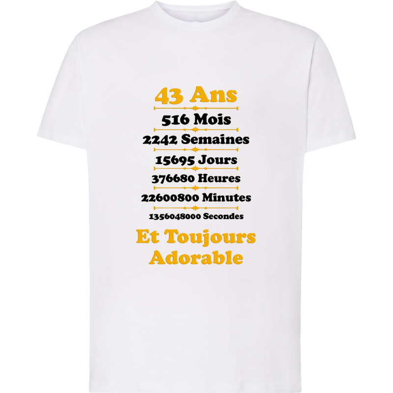 43 ans Toujours adorable