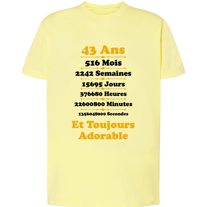 43 ans Toujours adorable