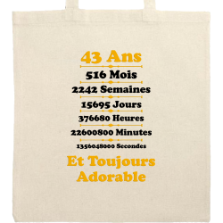 43 ans Toujours adorable