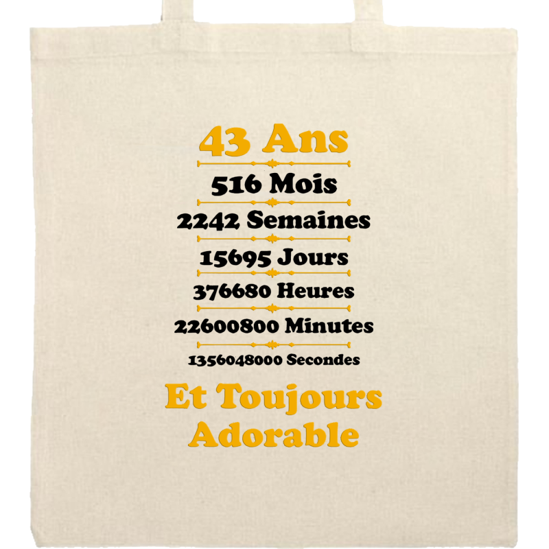 43 ans Toujours adorable