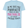Je ne suis pas parfaite Nathalie