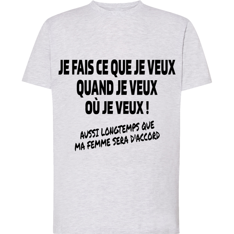 Je fais ce que je veux