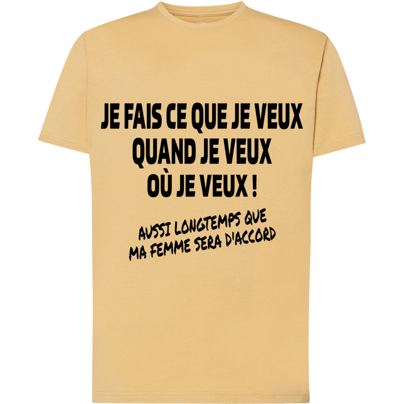 Je fais ce que je veux