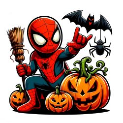 Spiderman Chibi Halloween