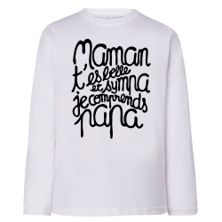 Maman t'es belle et sympa