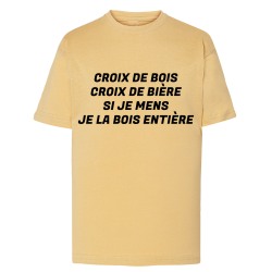 Croix de bois croix de bière