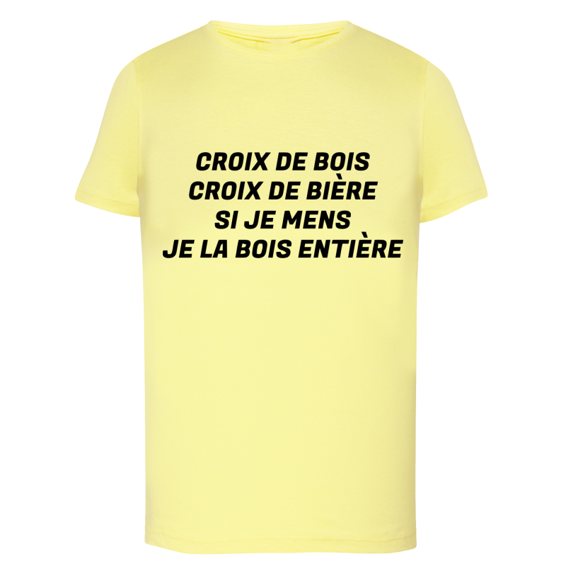 Croix de bois croix de bière