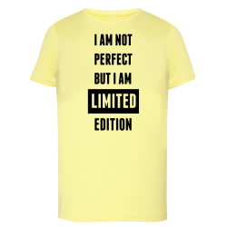 I am not perfect but i am a limited edition