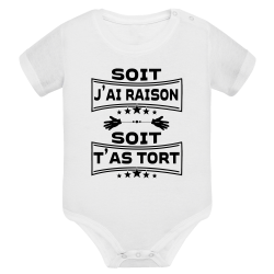 Soit j'ai raison soit t'as tort