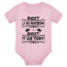 Soit j'ai raison soit t'as tort