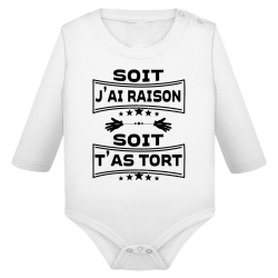 Soit j'ai raison soit t'as tort