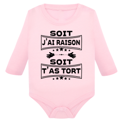 Soit j'ai raison soit t'as tort