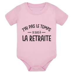 J'ai pas le temps je suis a la retraite